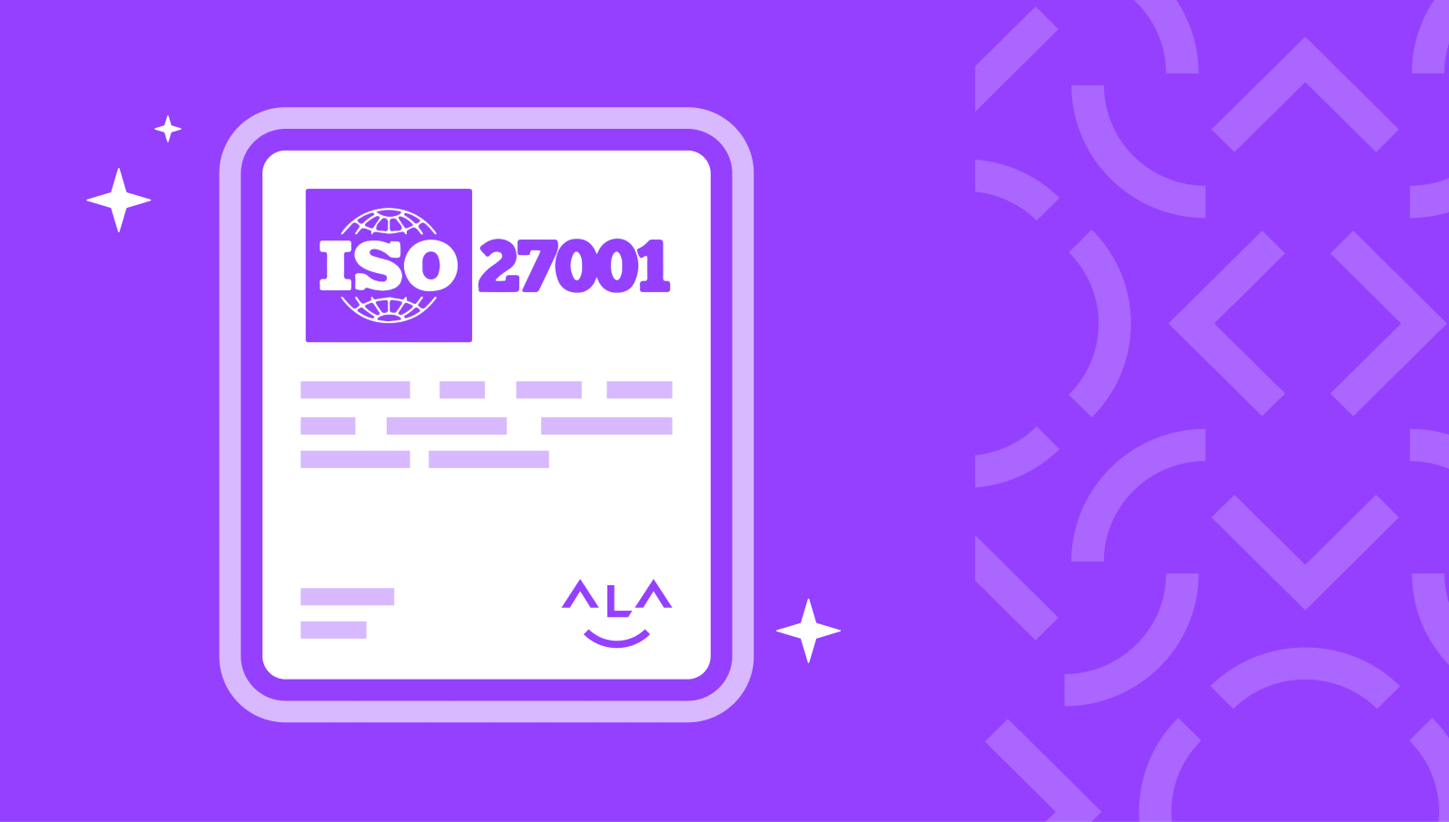 We are ISO 27001 certified now!